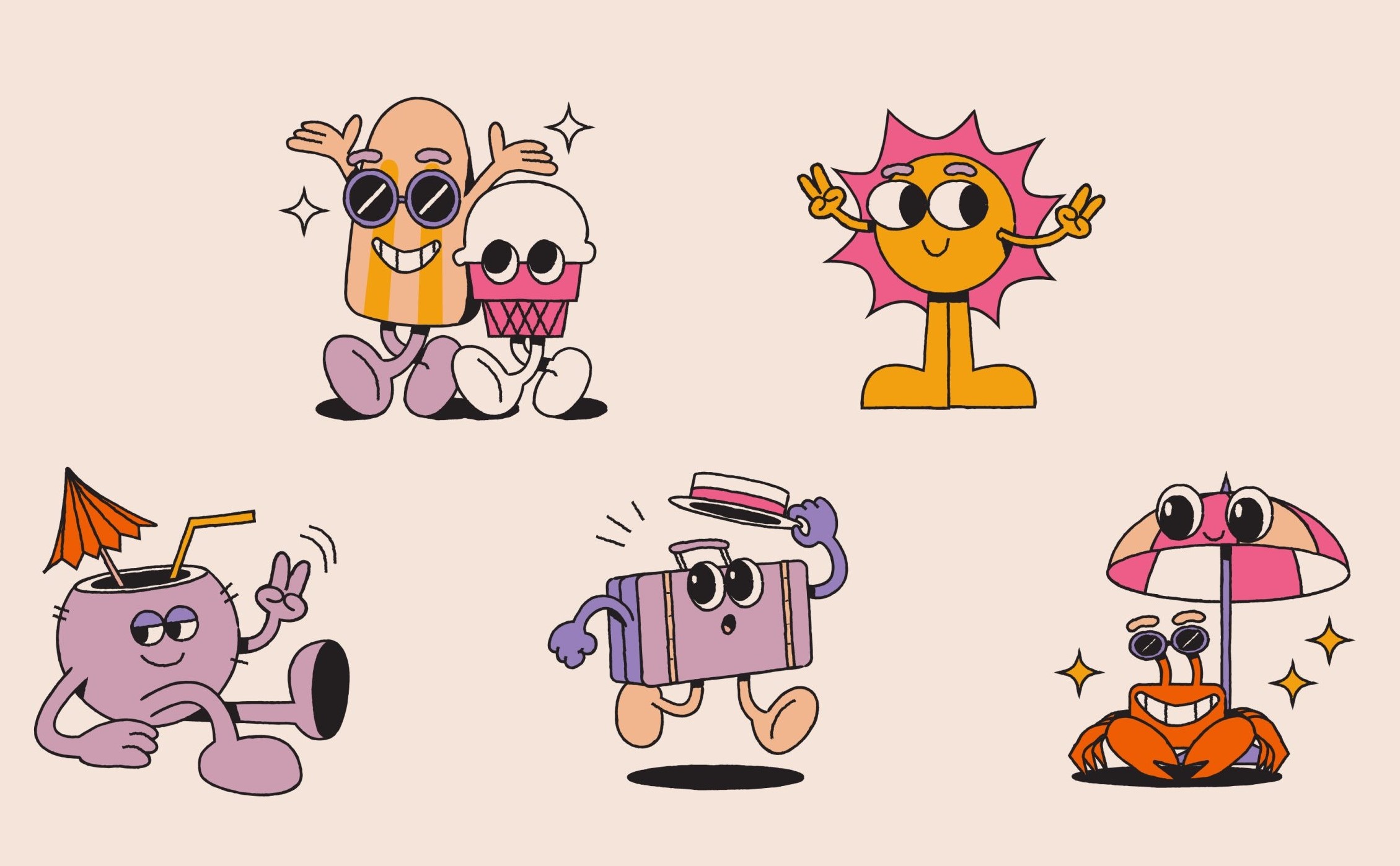 Работа второго модуля: стикеры для Telegram