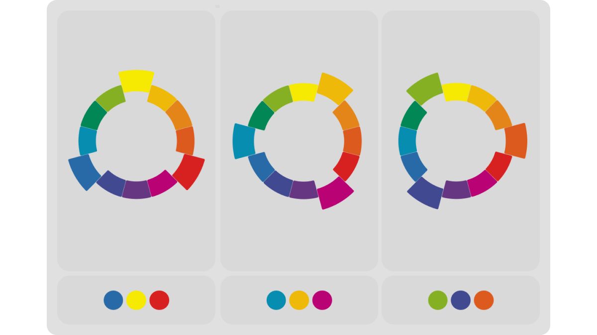 Треугольная цветовая схема
