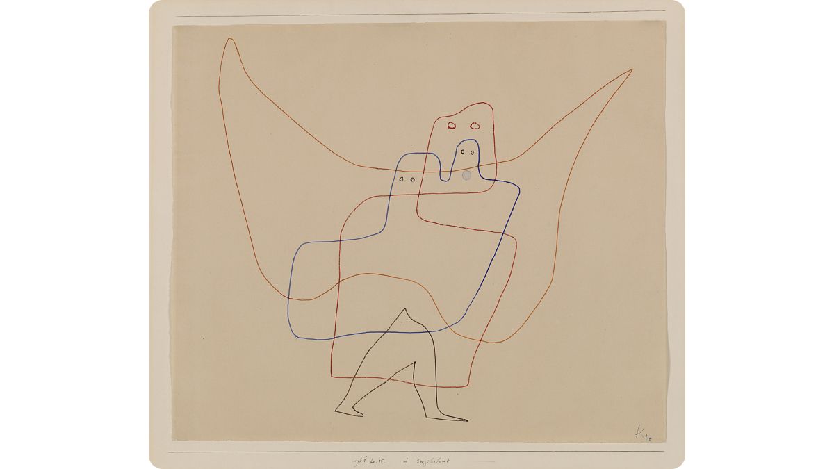 Пауль Клее. In Angel's Care. 1931. Музей Соломона Гуггенхайма