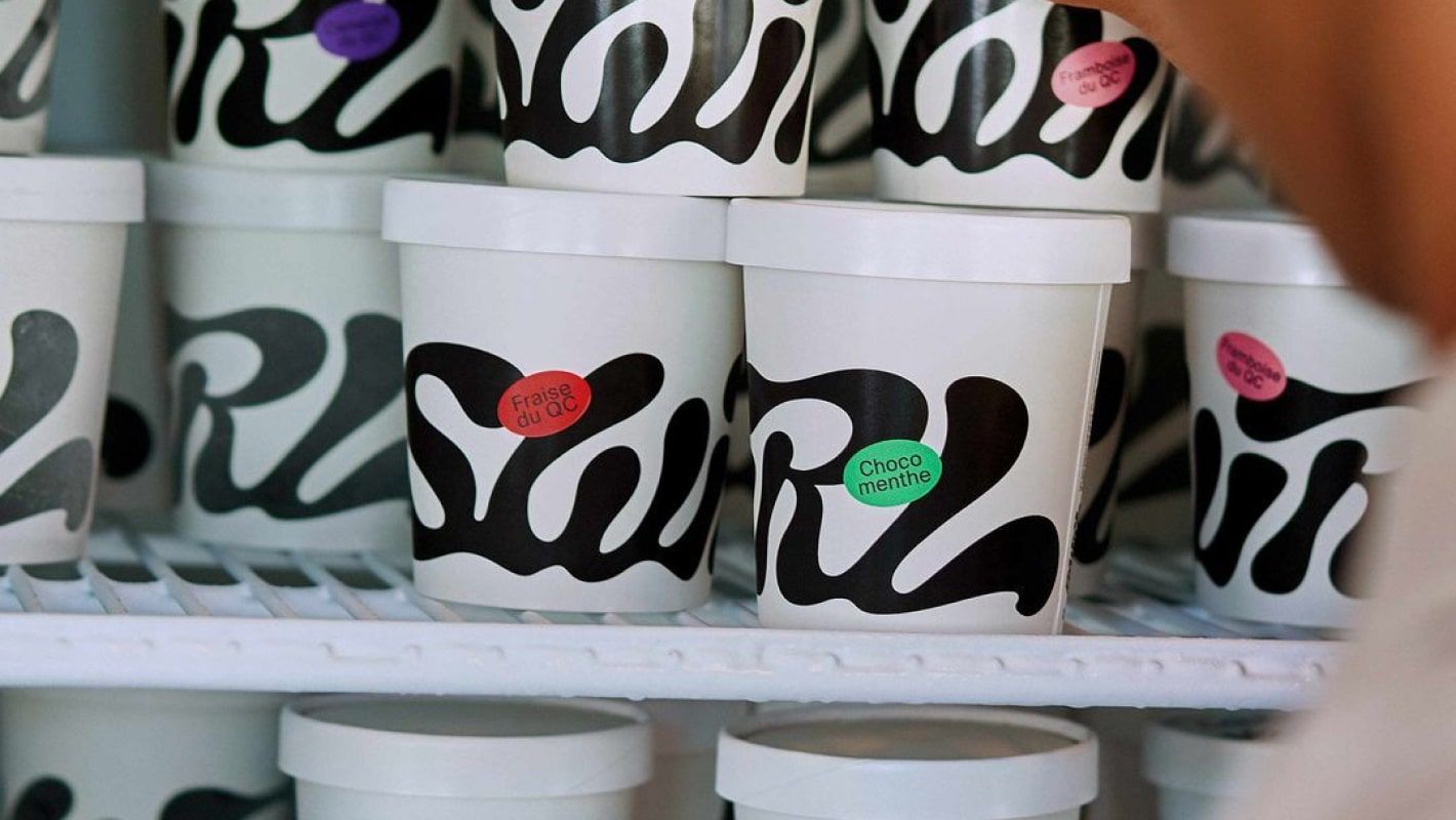 Айдентика джелатерии Swirl