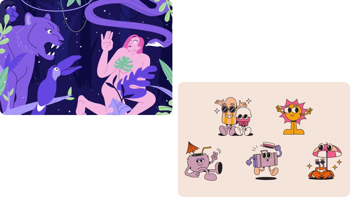 Примеры работы иллюстратора