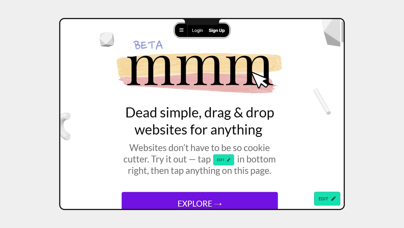 Интерфейс MMM.page