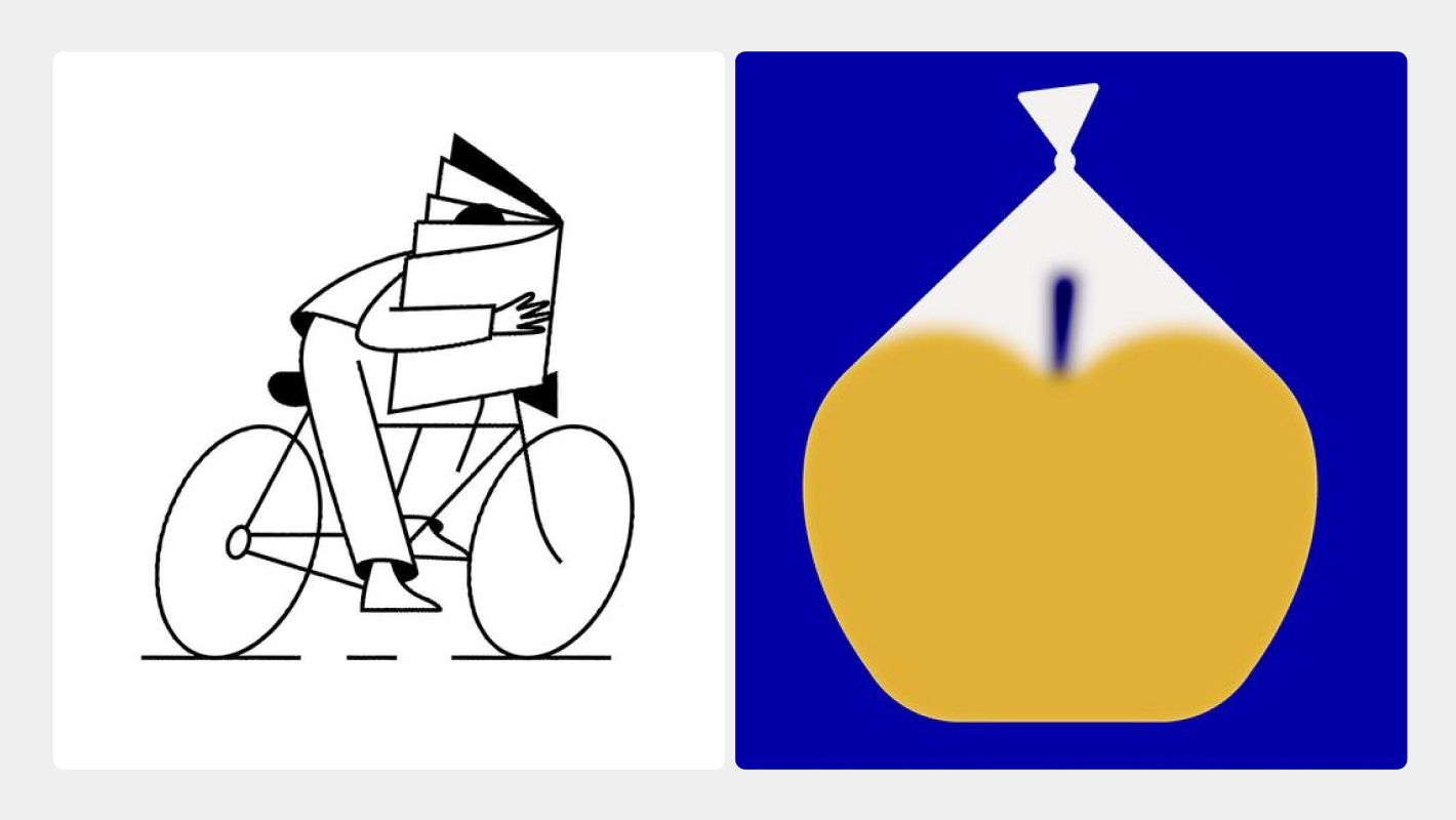 Минималистичные иллюстрации