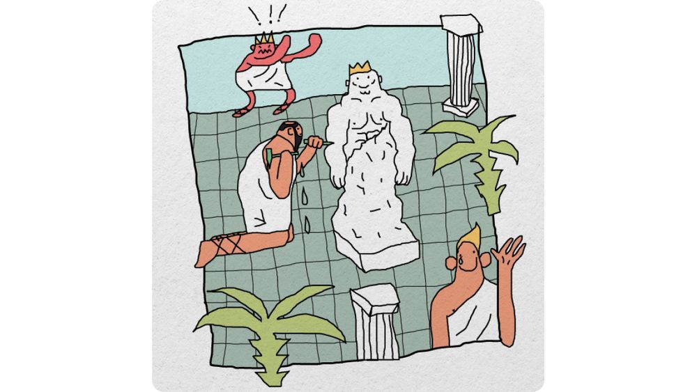 Иллюстрация в стиле минимализм