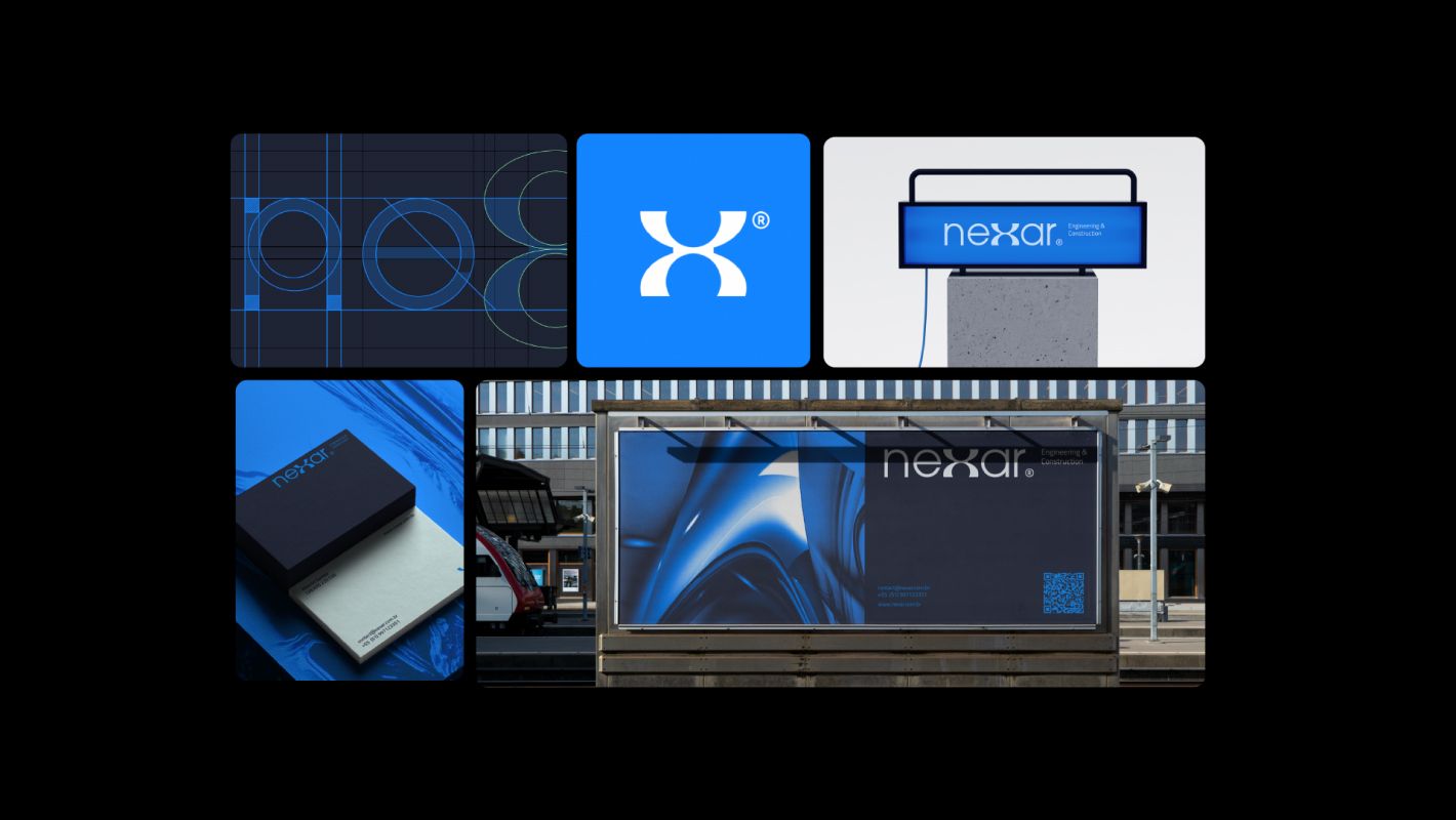 Jonas Bombardelli. Айдентика NEXAR