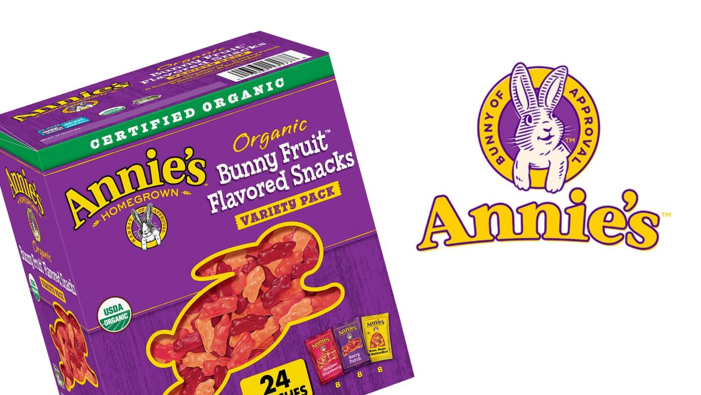 Дизайн упаковки детских снеков Annie's Homegrown