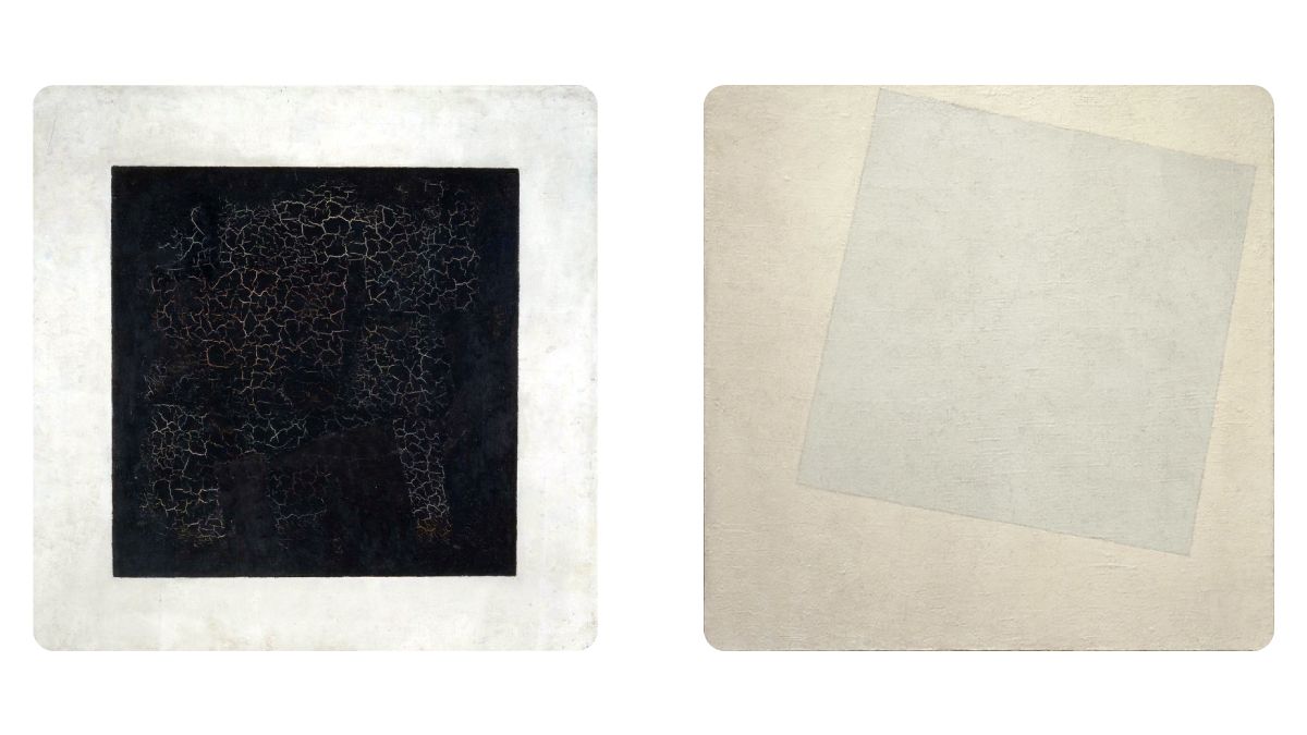 Казимир Малевич. Черный квадрат. 1915. Белое на белом. 1918