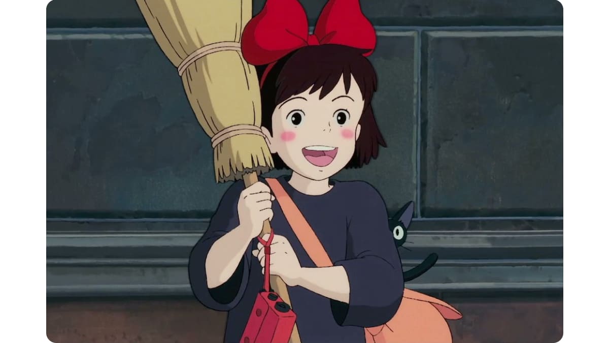 Кадр из аниме-фильма «Ведьмина служба доставки»