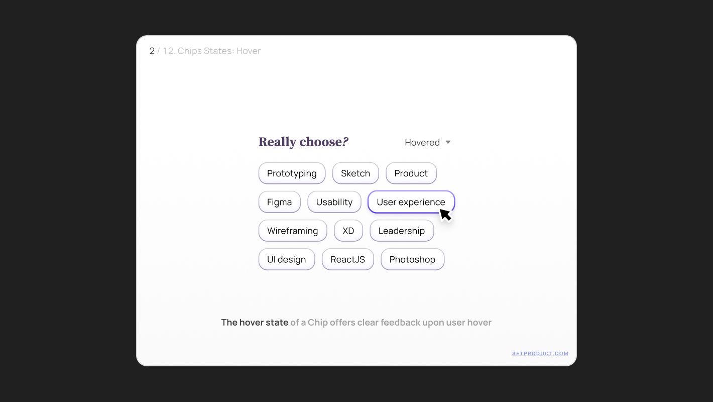 Пример чипов в UX/UI-дизайне