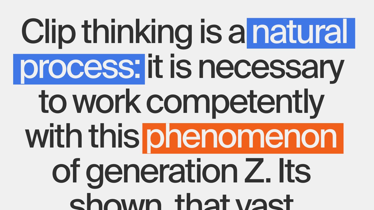 Что такое клиповое мышление