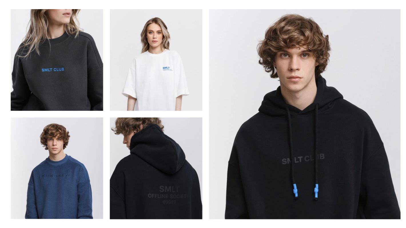 Минималистичный мерч ГК «Самолет»