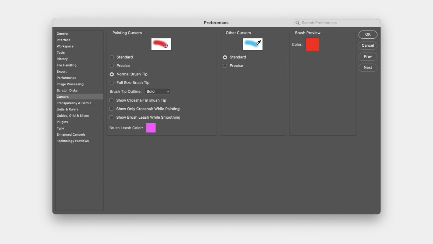 Курсоры Photoshop