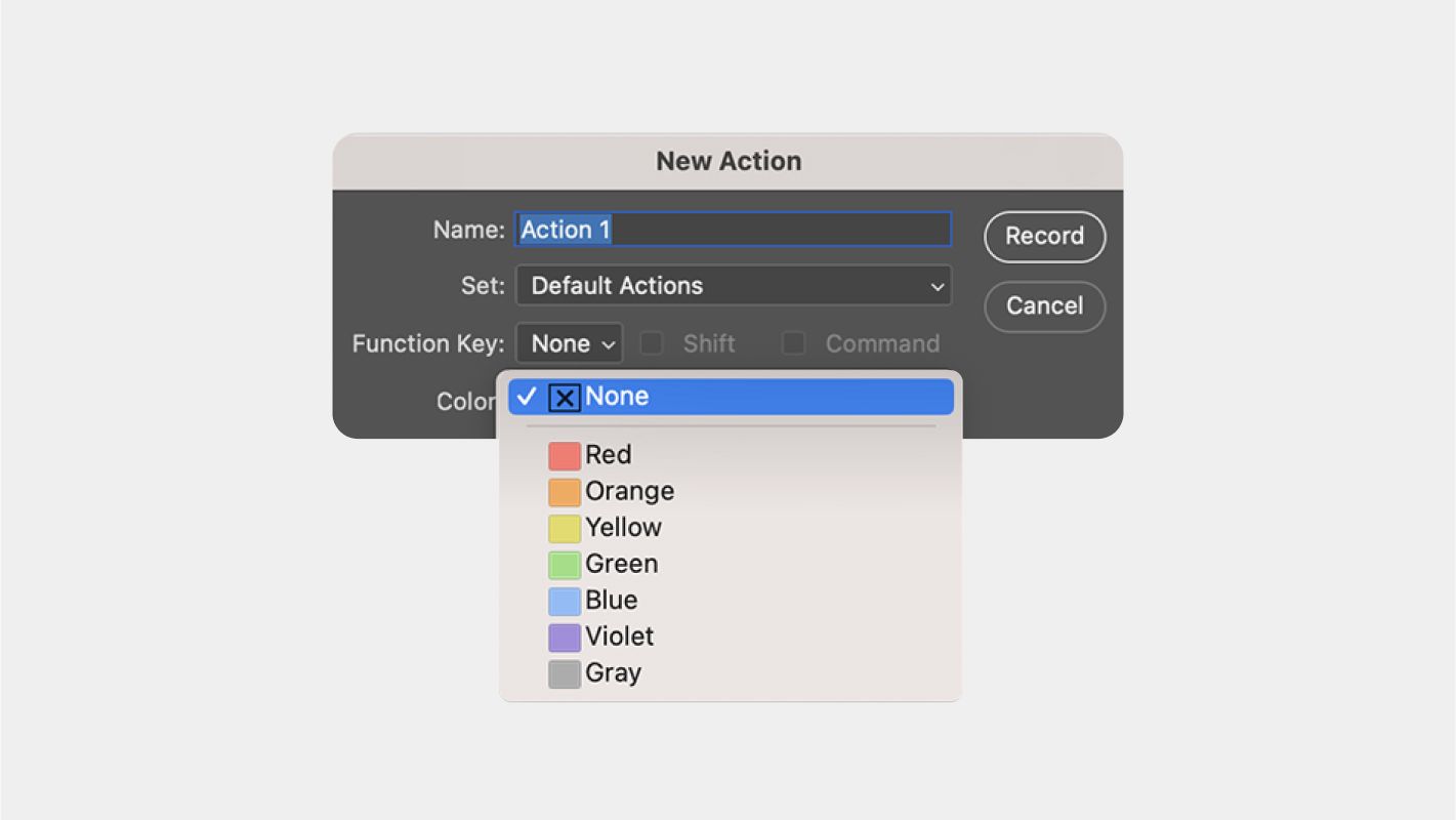 Пакетная обработка изображений в Photoshop