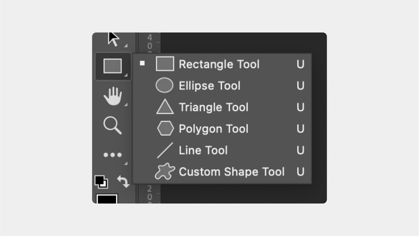 Создание фигур в Photoshop