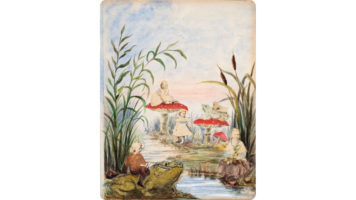 Викторианский фотоколлаж