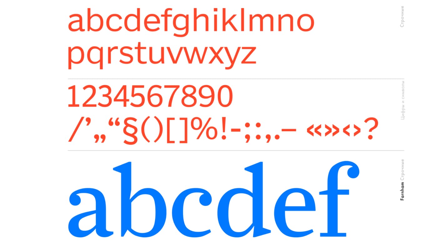 Benton Sans + Farnham