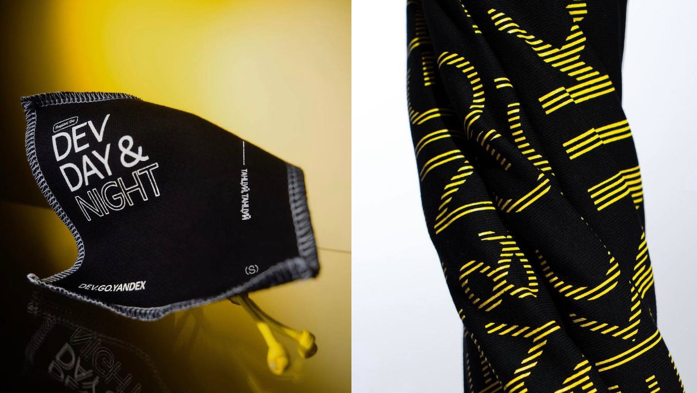 Мерч Yаndex Go для IT-конференции Dev Day&Night